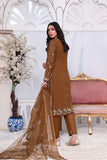 LAMHA FESTIVE EDIT - Unstitched 3Pc Embroidered Cotton Suit