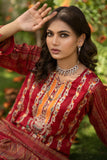 Unstitched - 3pc Embroidered Multi jacquard broshia suit