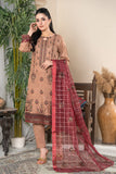 Unstitched - 3 Pc Self Jacquard Embroidered Suit