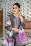 AIK ARZOO. Unstitched-3Pc Embroidered Cotton Suit