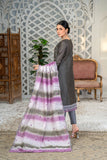 AIK ARZOO. Unstitched-3Pc Embroidered Cotton Suit
