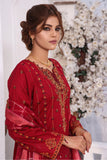 LAMHA FESTIVE EDIT - Unstitched 3Pc Embroidered Cotton Suit