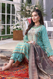 3PC Embroidered Staple Broshia Cotton -Unstitched