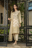 Unstitched - 3pc Embroidered Multi jacquard broshia suit