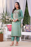 3PC Embroidered Staple Broshia Cotton -Unstitched