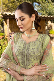 Unstitched - 3Pc Luxury Embroidered Chiffon Suit