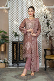 TAMANNA - Unstitched 3Pc Embroidered Cotton Suit