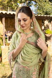 Unstitched - 3Pc Luxury Embroidered Chiffon Suit