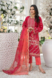 Unstitched-3Pc Embroidered Cotton  Suit