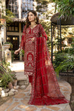 Unstitched - 3Pc Luxury Embroidered Chiffon Suit