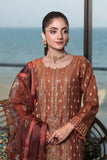 Unstitched - 3 Pc Embroidered Cotton Suit