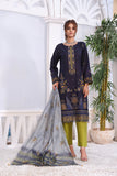 LAMHA FESTIVE EDIT - Unstitched 3Pc Embroidered Cotton Suit