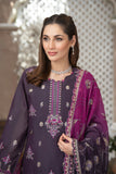 TAMANNA - Unstitched 3Pc Embroidered Cotton Suit