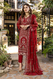 Unstitched - 3Pc Luxury Embroidered Chiffon Suit