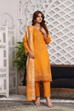 LAMHA FESTIVE EDIT - Unstitched 3Pc Embroidered Cotton Suit