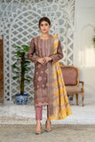 AIK ARZOO. Unstitched-3Pc Embroidered Cotton Suit