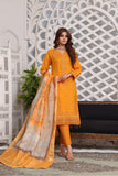 LAMHA FESTIVE EDIT - Unstitched 3Pc Embroidered Cotton Suit