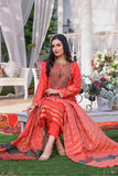 3PC Embroidered Staple Broshia Cotton -Unstitched
