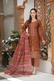 TAMANNA - Unstitched 3Pc Embroidered Cotton Suit