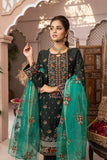Unstitched - 3 Pc Embroidered Cotton Suit