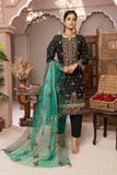 Unstitched - 3 Pc Embroidered Cotton Suit