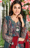 Unstitched - 3Pc Luxury Embroidered Organza Suit