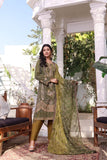 Unstitched-3Pc Embroidered Two Tone Cotton  Suit