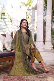 Unstitched-3Pc Embroidered Two Tone Cotton  Suit