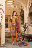 Digital Printed Lawn -3pc Unstitched - Golden