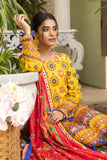 Digital Printed Lawn -3pc Unstitched-Yellow